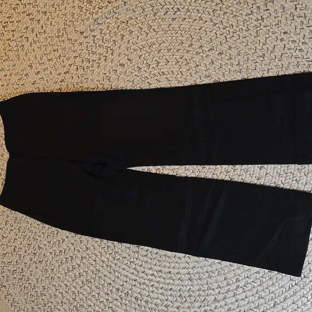 Vintage LOFT 0 Petite Black Linen Trousers